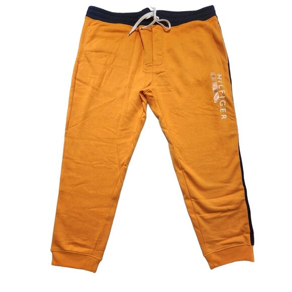 Men's Tommy Hilfiger French Terry Jogger Pants Loungewear Tapered‎ Pants NWT - Picture 1 of 14